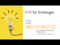 PHP 8 Grundlagen in 1 Stunde lernen - Kurs fur Einsteiger