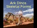 ARK ASCENDED DINOS SKELETAL FORMS