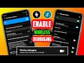 Wireless Debbuging Enable In Developer Option IF Not Available Wireless Debbuging In Settings