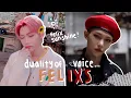 Download Lagu the duality of lee felix's voice