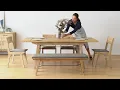 Castlery Lookbook - Miles Extendable Dining Table