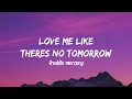 Download Lagu Freddie Mercury - Love Me Like Theres No Tomorrow (Lyrics)