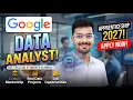 Google Data Analytics Apprenticeship 2027 Any Graduate Eligible How to Apply Step-by-Step
