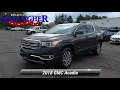 Certified 2018 GMC Acadia SLE New Britain CT G21099A