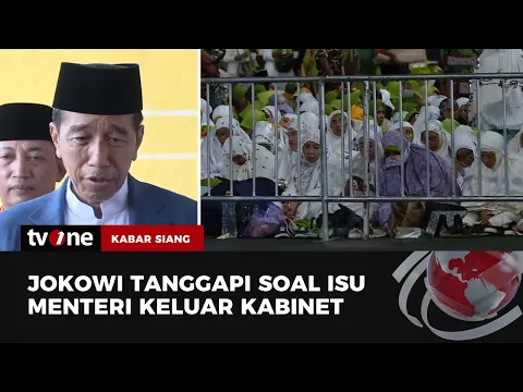 Jawaban Presiden Jokowi soal Isu Anggota Kabinet Mundur