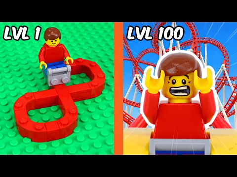 Video Thumbnail: LEVEL 1-100 LEGO THEME PARK...