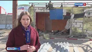 В Омске сносят скандально известную автозаправку на Конева