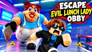 I Tried to Escape the EVIL LUNCH LADY in Roblox! 😱