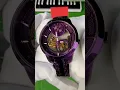 Invicta Objet D Art Men Purple Watch 44334 Quartz Mechanical Movement SSBracelet