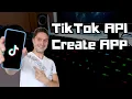 Create an App for the TikTok API