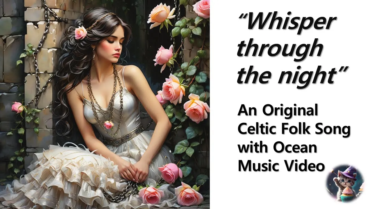 Whispers Through the Night - an original celtic folk song with ocean music video Whispers Through the Night - an original celtic folk song with ocean music video