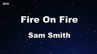 Download Fire On Fire - Sam Smith Karaoke 【No Guide Melody】 Instrumental MP3