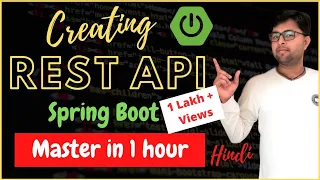 Spring boot Creating REST API using spring boot in one in Hindi