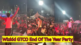 wizkid live performance at gtco end of the year party in lagos