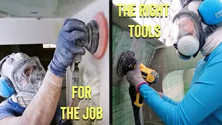 OH GLORIOUS SANDING!! All The Tools We Use to Get the Job Done (MJ Sailing – Ep 353)