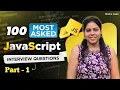 Top 100 JavaScript Interview Questions in Hindi 2026 Part 1 Crack Your JS Interview