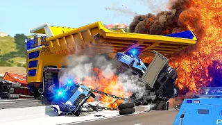 Download FURIOUS REVENGE │ Epic BeamNG Drive Highway Police Chase MP3