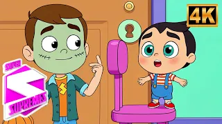 Tok Tok Siapa Itu Halloween Lagu Anak-Anak Super Supremes | Knock Knock Who's There