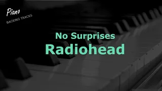 Download No Surprises - Radiohead -Upper Key (Piano Instrumental Backing Tracks) MP3