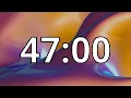 47 Minute Timer with Music Abstract Timer