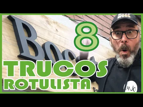 Download MP3 🎱  8 TRUCOS de ROTULISTA para un rótulo de PALETS RECICLADOS con letras CORPÓREAS pintada a spray !