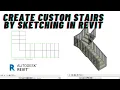 Revit Tutorials How to Create Stair by Sketch Revit 2021
