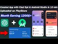Make an App using Chatgpt Android Studio in 10 min