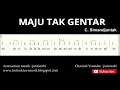not angka maju tak gentar - do = C Mayor - lagu wajib nasional - doremi / solmisasi