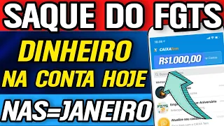 FGTS LIBERADO HOJE! ATÉ R$1.000,00 PARA NASCIDOS EM JANEIRO 20/04/22