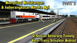 kedatangan u0026 keberangkatan kereta api di sambut bel nada stasiun gambang semarang jazz instrumental