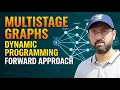Multistage Graphs Dynamic Programming Forward Approach DAA Tutorial