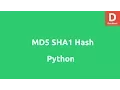 MD5 and SHA1 Hashes in Python