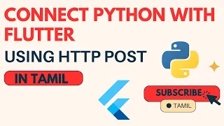 Connect python with flutter using http post in tamil Connect python and Flutter in tamil Python