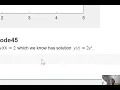 Using ode45 in Matlab