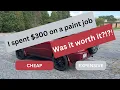 cheap paint job review CHEAP vs EXPENSIVE paint job Is it worth it