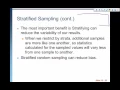 AP Stats Chapter 12 Sampling techniques