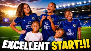 OUR 3 DAUGHTERS START THEIR CHELSEA SEASON VERY POSITIVELY!!!💙⚽️🤩
