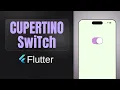 CupertinoSwitch widget Switch Button Flutter