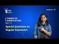 Regular Expression Questions Part - 4 Explained Theory of Computation in 5 Min