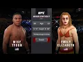 UFC 4 Mike Tyson vs Emily Elizabeth HOT MODEL EA Sports UFC 4