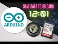 SD Card Data logger using a Real Time Clock and Arduino