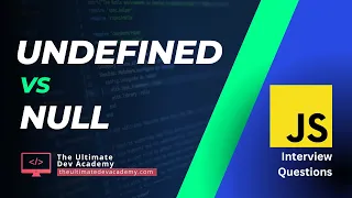 Null or Undefined in JavaScript Simplest explanation JavaScript Interview Questions - 4