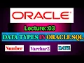Oracle Lecture 03 28 April 2022 On Oracle SQL Data Types Smart Java Developer