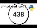 Learn Python Pandas 2 - Importing data from a csv file
