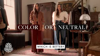 Which outfit should I choose? Neutral vs Color