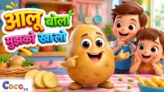 Aloo Bola Mujhko Khalo, आलू बोला मुझको खालो, Nursery Kids Rhymes by 3D Coco TV Rhynmes