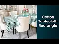 Cotton Checked Tablecloth for every occasion All Cotton and Linen