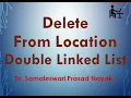 59 Delete from specific location in double linked list