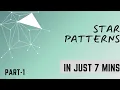 Interview questions and answers Common interview questions java questions Star Pattern Part 1