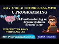 93 Functions with no Arguments but a Return Value in C Explained Master User Defined Functions